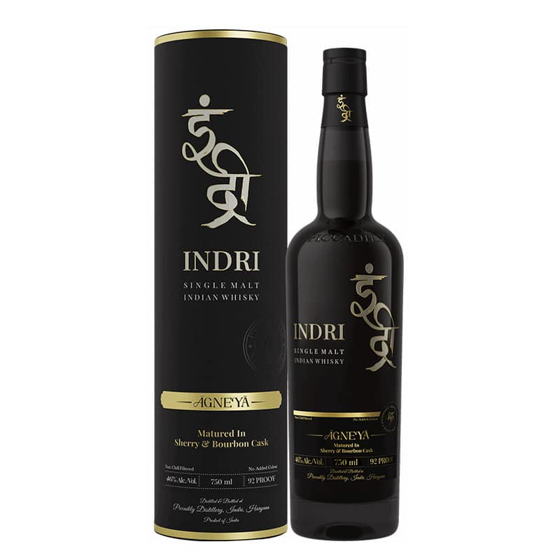 Indri Agneya Cask Strength Indian Single Malt Whisky [700ML]