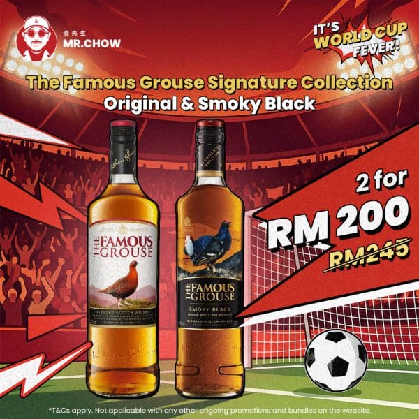 The famous grouse signature collection – original & smoky black