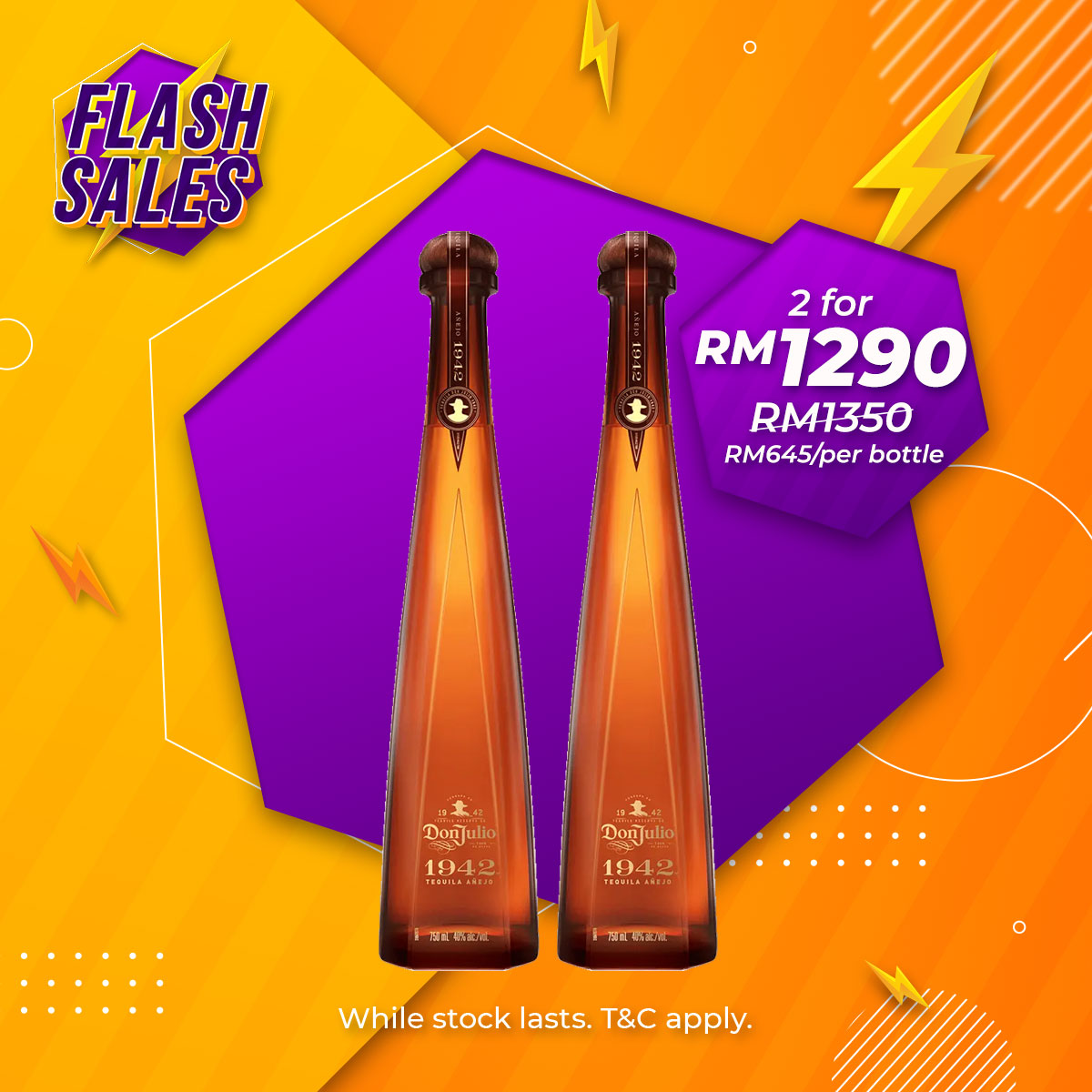 Flash Sale - Don Julio 1942 Tequila [750ML] x 2