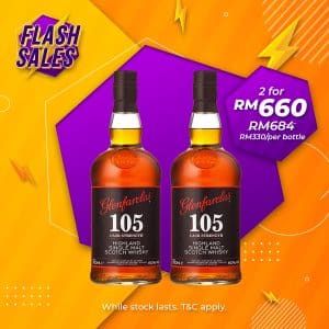 Flash Sale - Glenfarclas 105 Speyside Single Malt [700ML] x 2