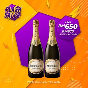 Flash Sale - Perrier Jouët Grand Brut Champagne [750ML] x 2