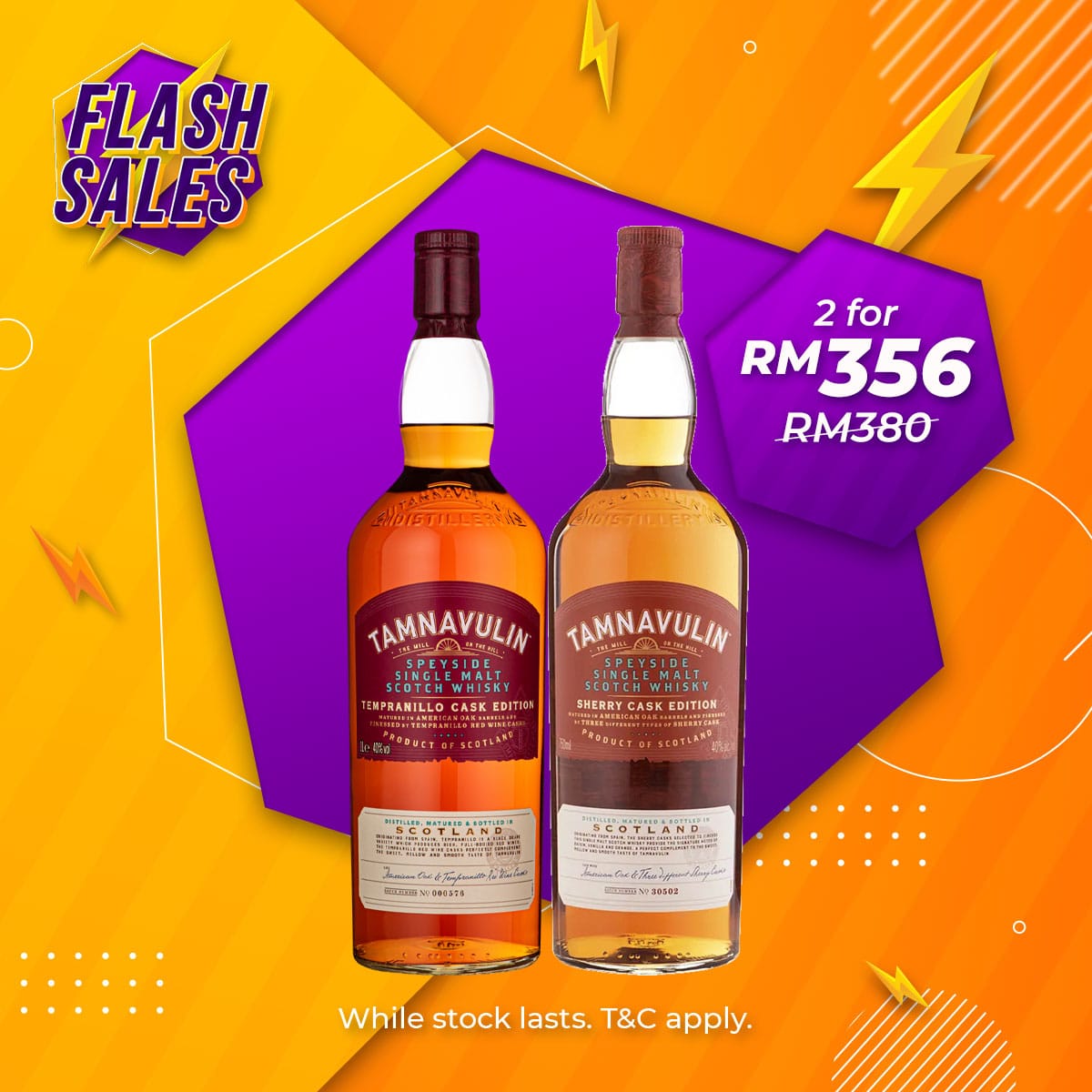 Flash Sale - Tamnavulin Tempranillo & Sherry Cask Speyside Single Malt Scotch Whisky