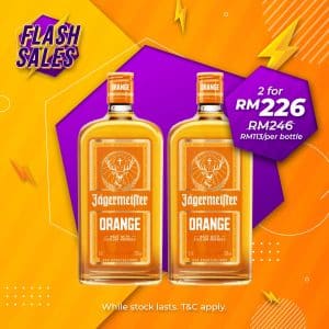 Flash sale – jägermeister orange liqueur [700ml] x 2